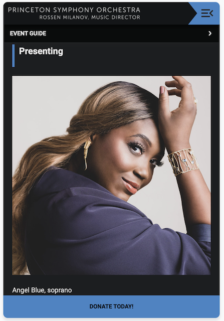 June 7 Digital Program Guide Main Image of Angel Blue