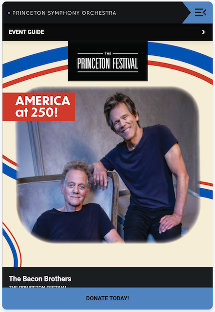 The Bacon Brothers digital program guide cover