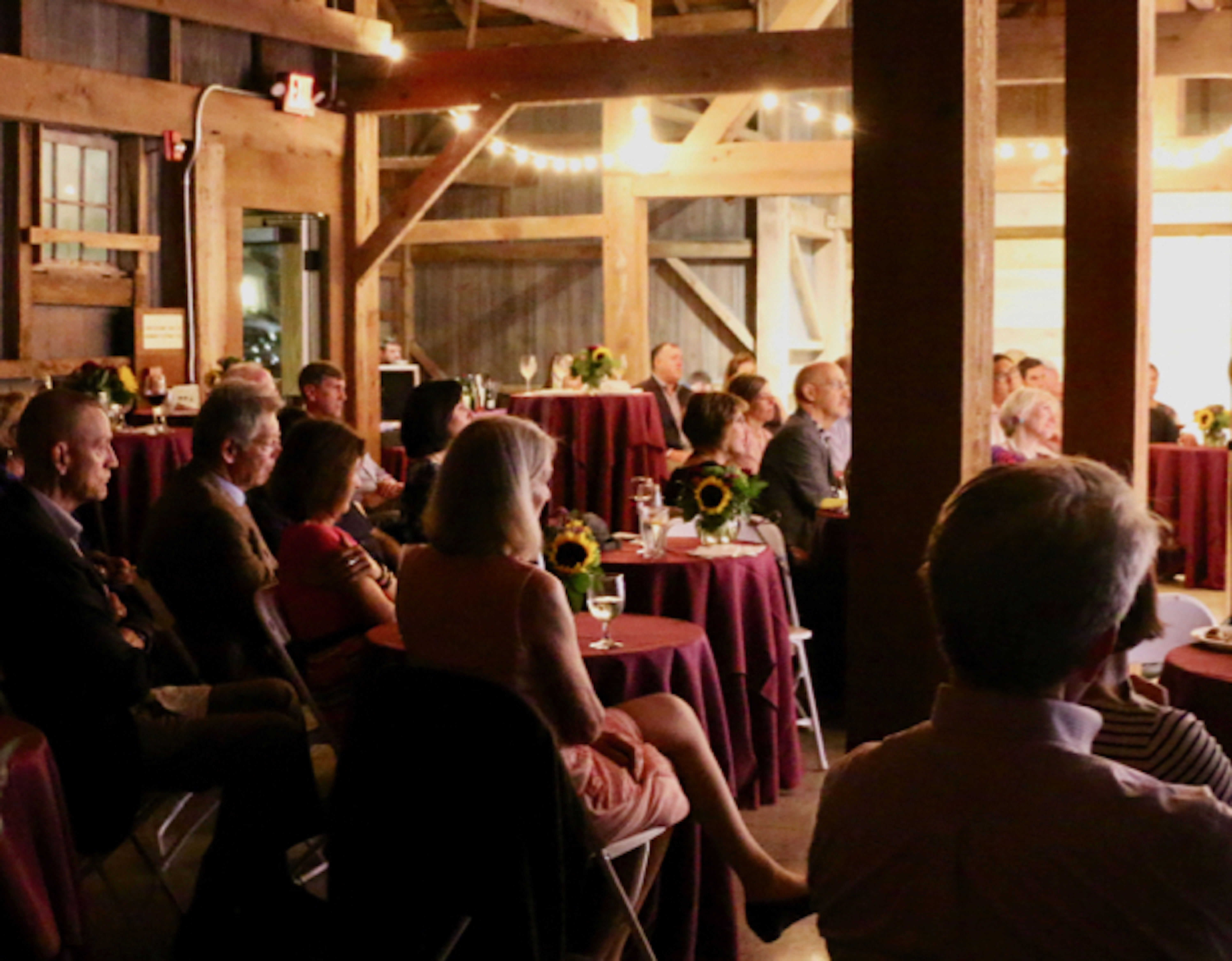 Image of people watching a concert at Updike Farmstead