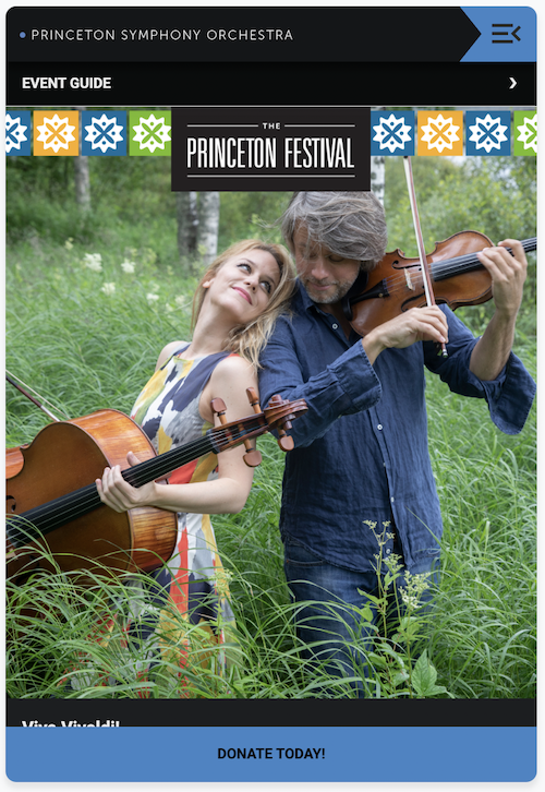 Viva Vivaldi! Program Guide Cover