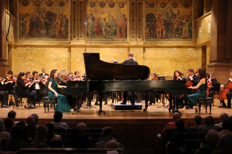 Christina and Michelle Naughton, piano