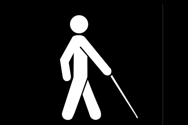White Cane Accessibility Symbol