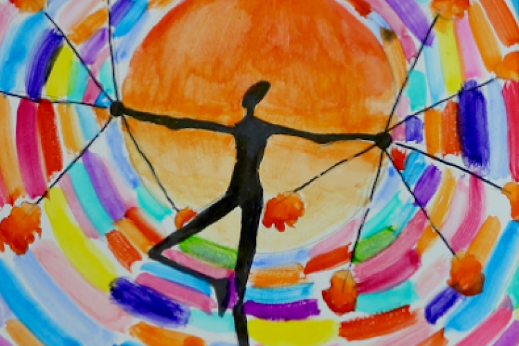 Fire Prism, by 2024 Listen Up! Student Artist