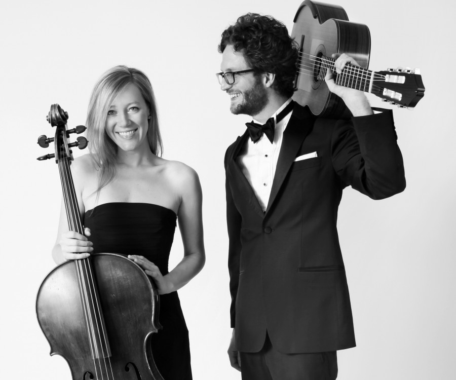 Laura Metcalf, cello and Rupert Boyd, guitar