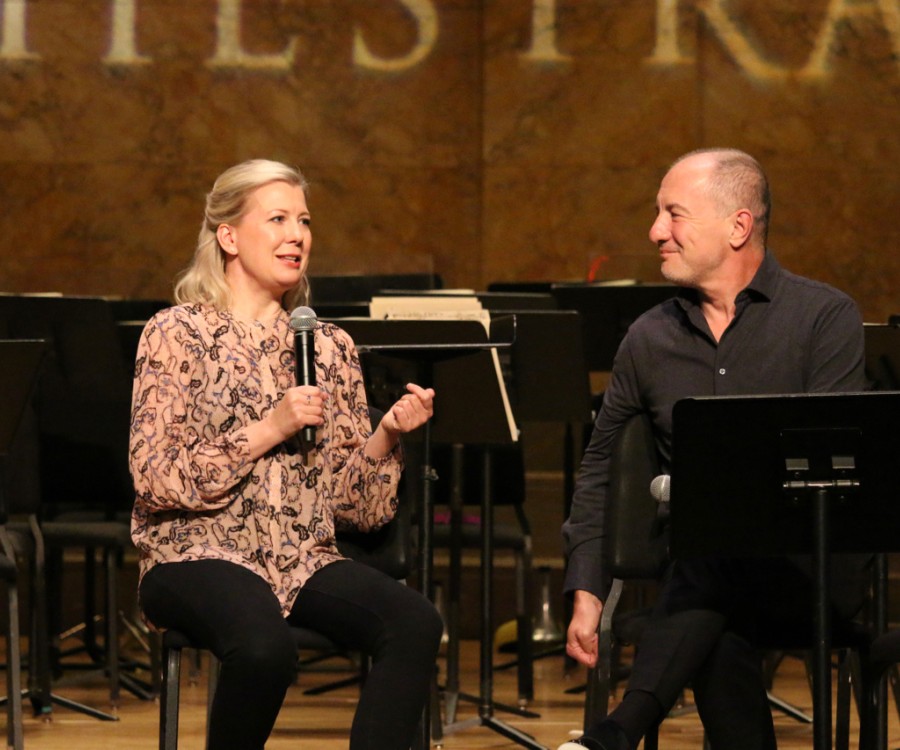 Violinist Elina Vahala and Maestro Rossen Milanov - pre-concert talk