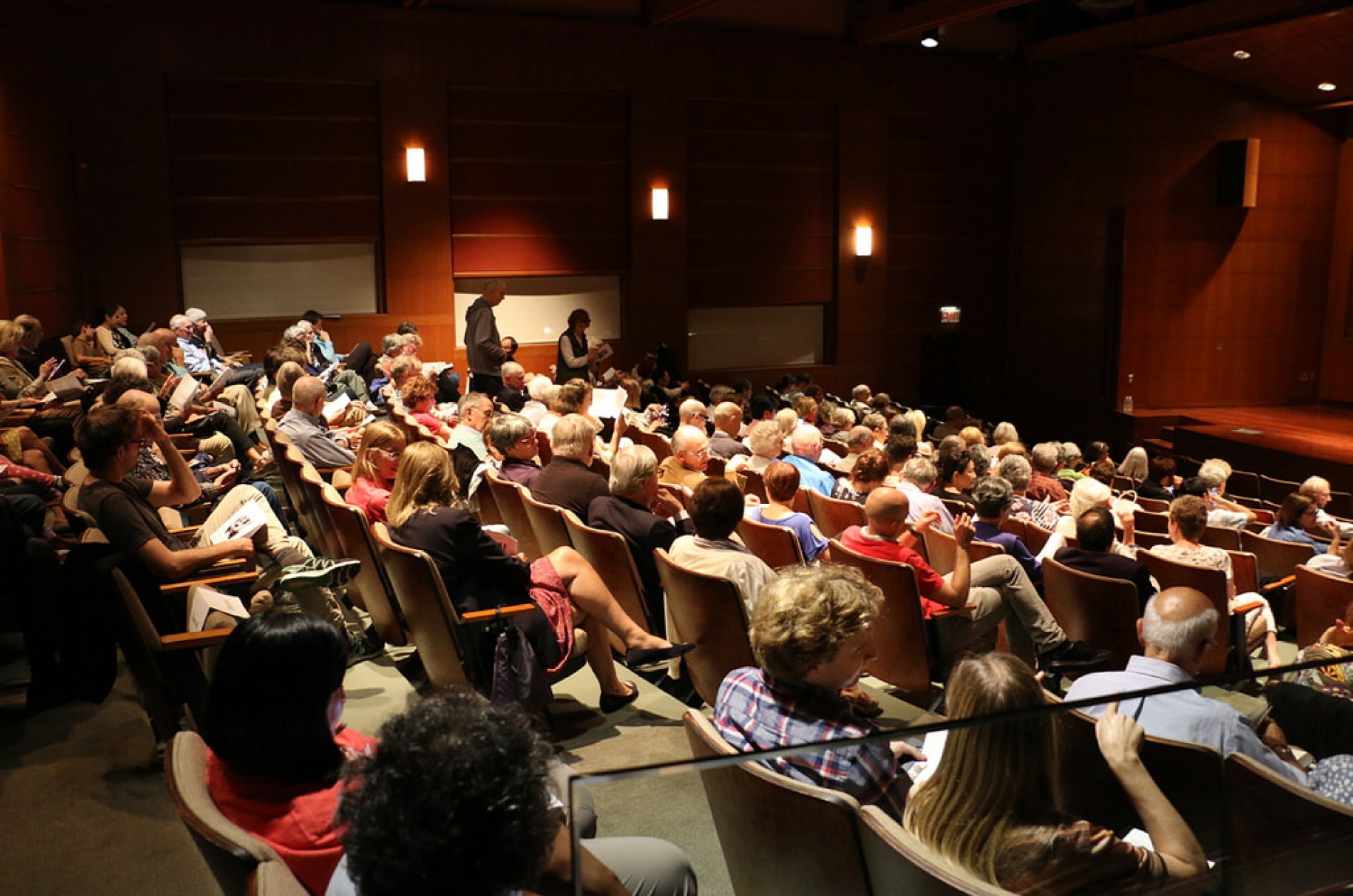 Audience at Wolfensohn Hall