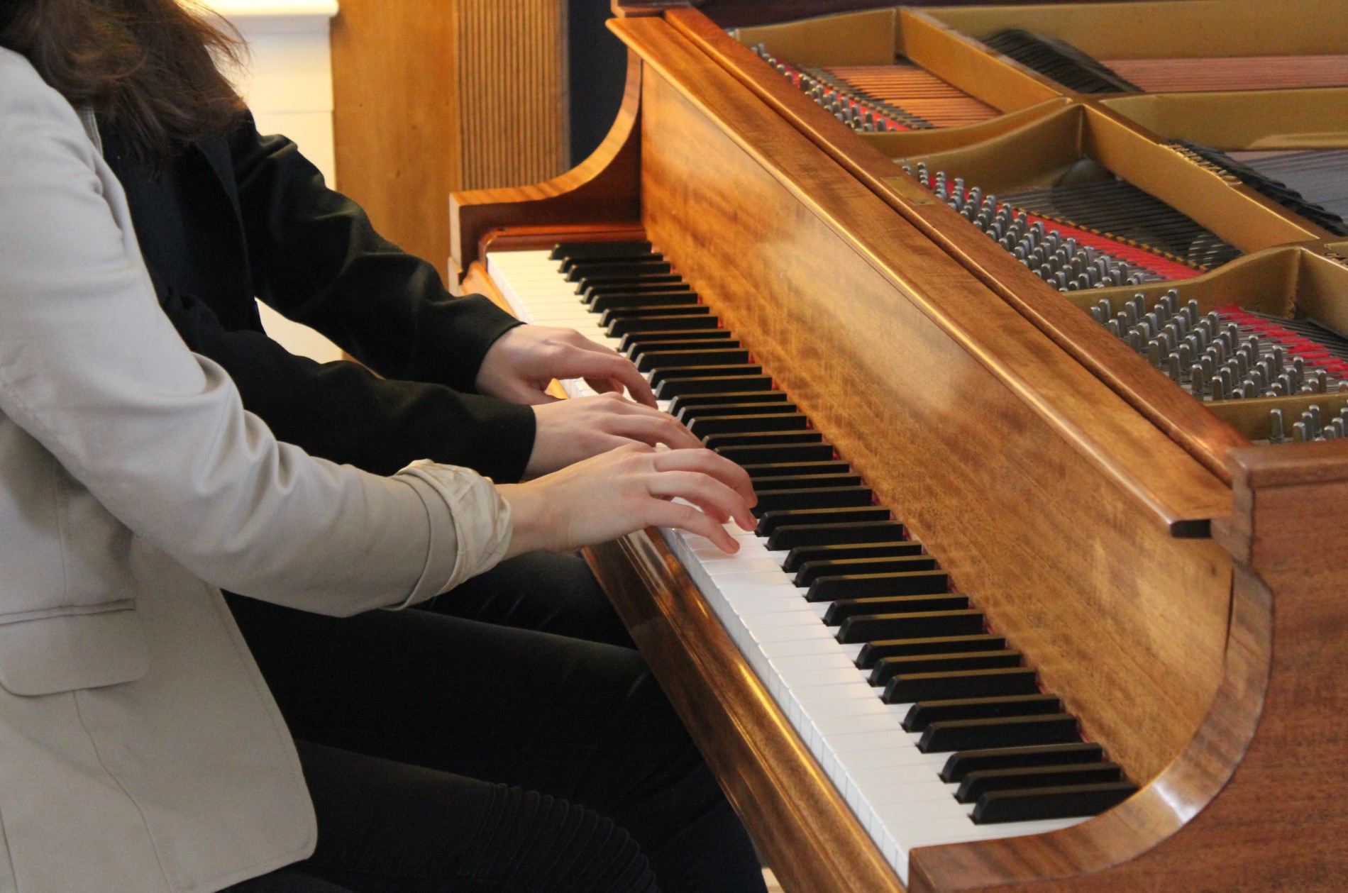 In-home piano playing