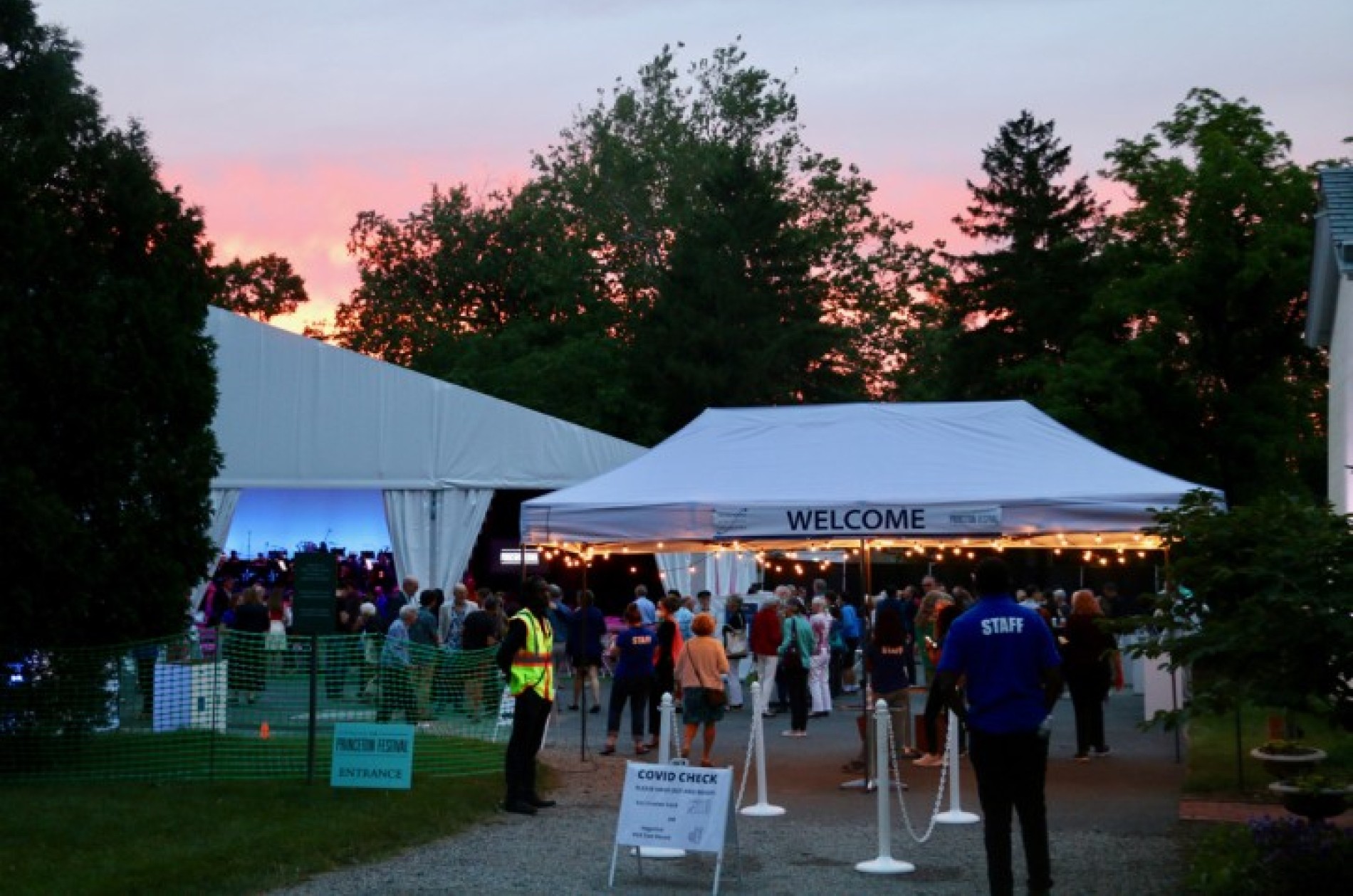 Princeton Festival Welcome Tent