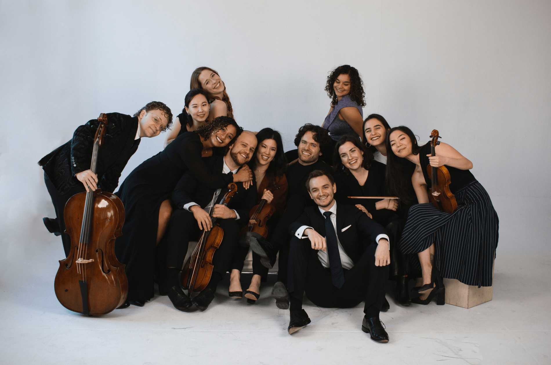 Twelfth Night ensemble - posed publicity shot